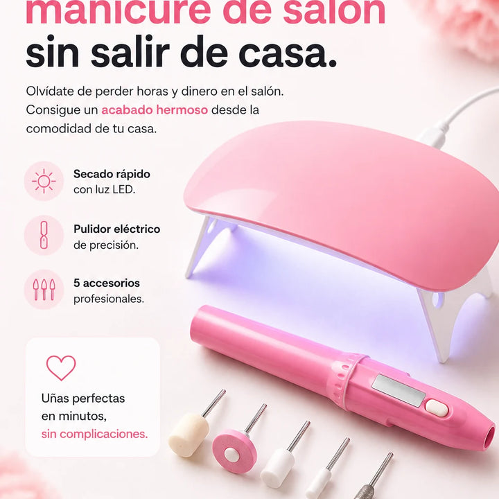 Kit Premium de Manicure PonGo 6 en 1